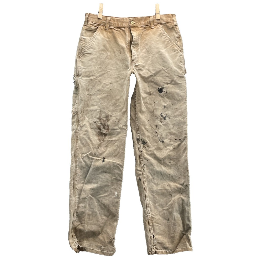 Carhartt B11 Pants Men's 34x32* Baggy Workwear Outdoor Camping Utility Y2k Skate